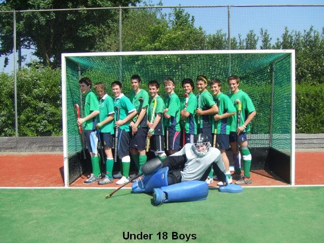Under 18 Boys Team Photo